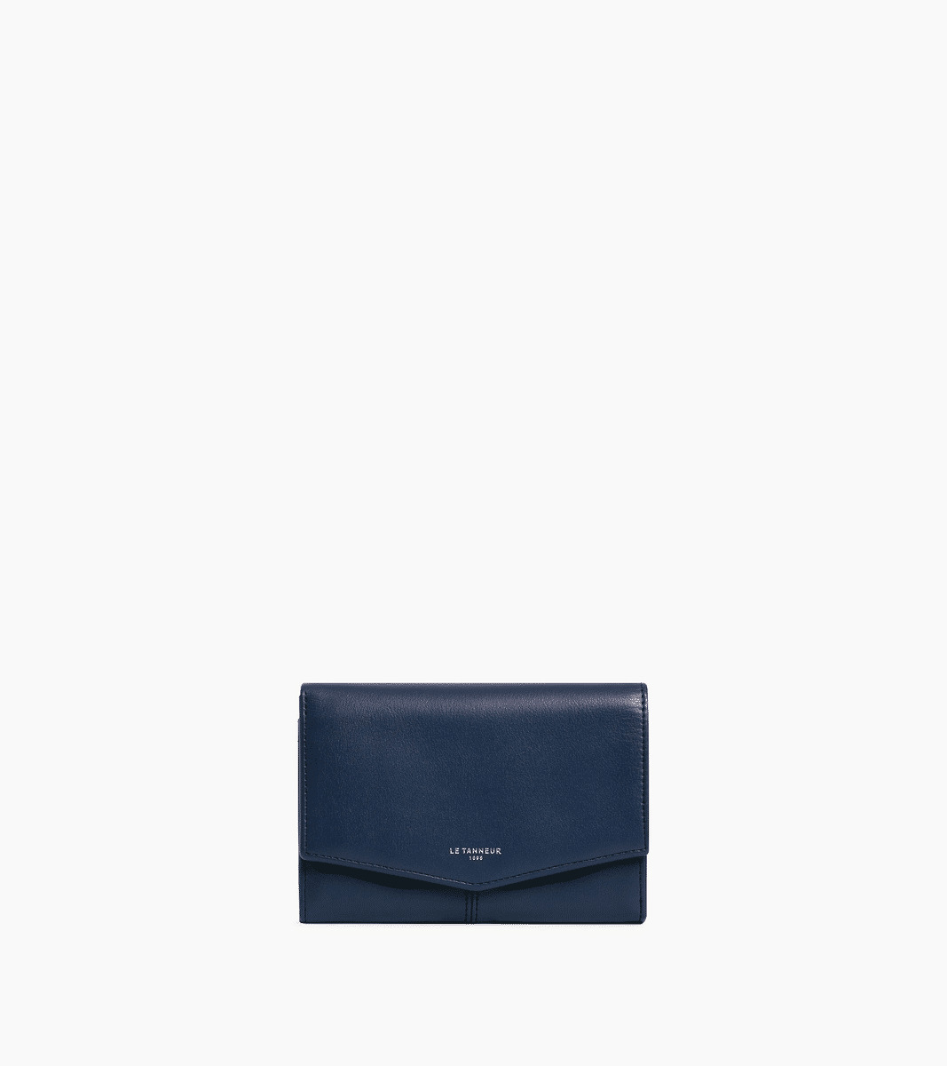 Portefeuille moyen modèle Charlotte en cuir lisse
