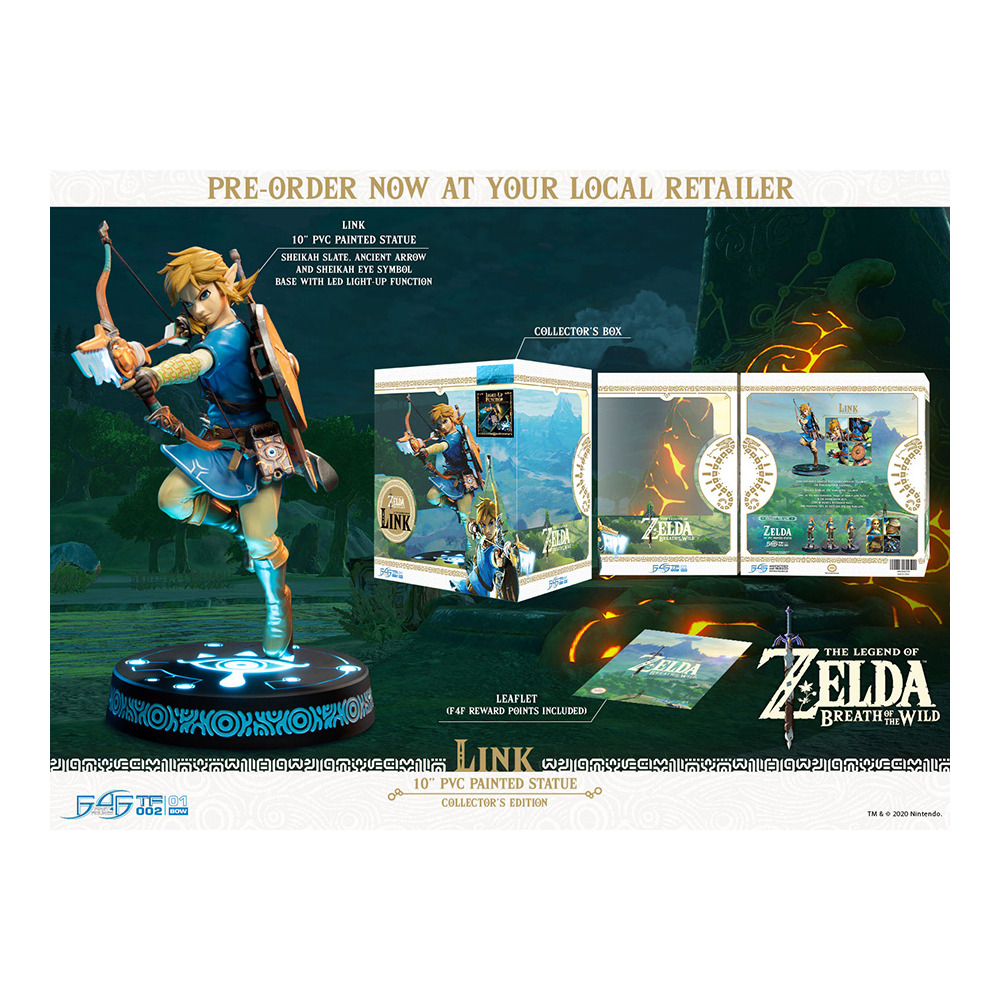 The Legend Of Zelda - Figurine Link Breath Of The Wild Collector Edition