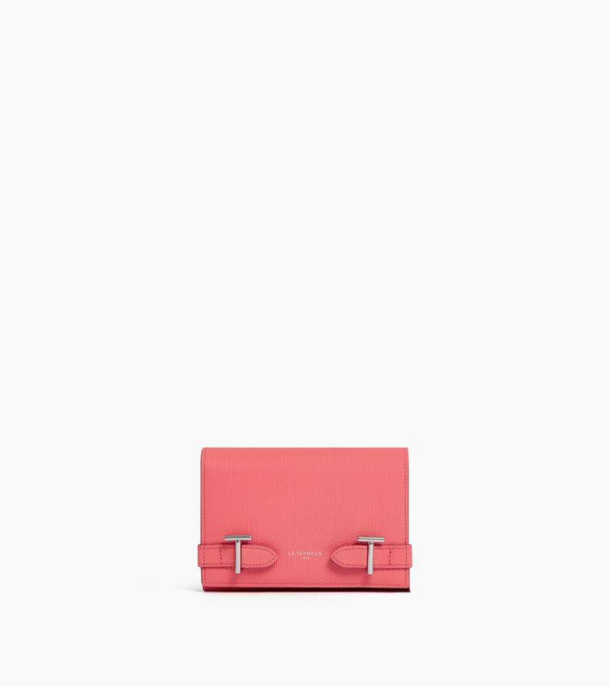 Portefeuille Emilie en cuir signature T