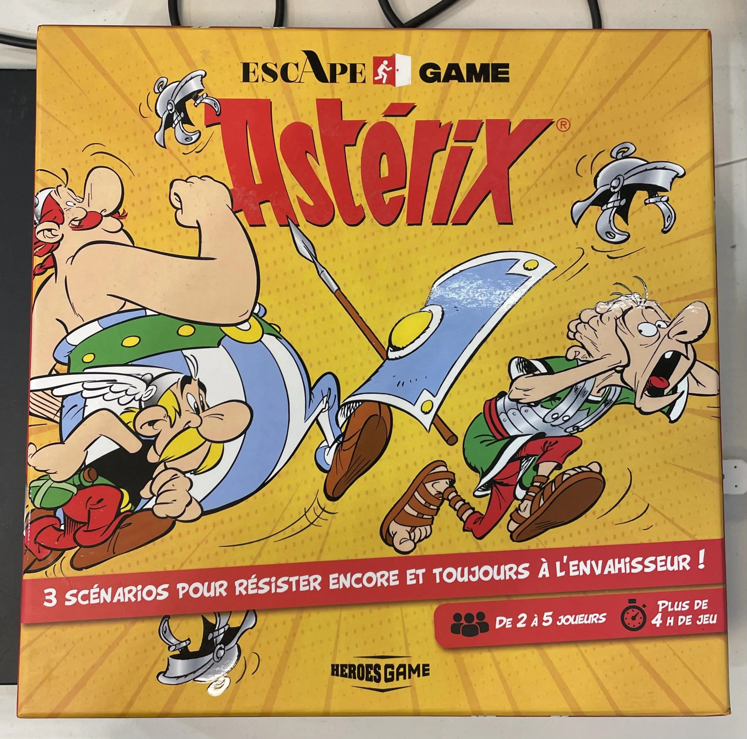 Livre Escape game Astérix: 3 scénarios pour résister encore et toujours à l'envahisseur !
