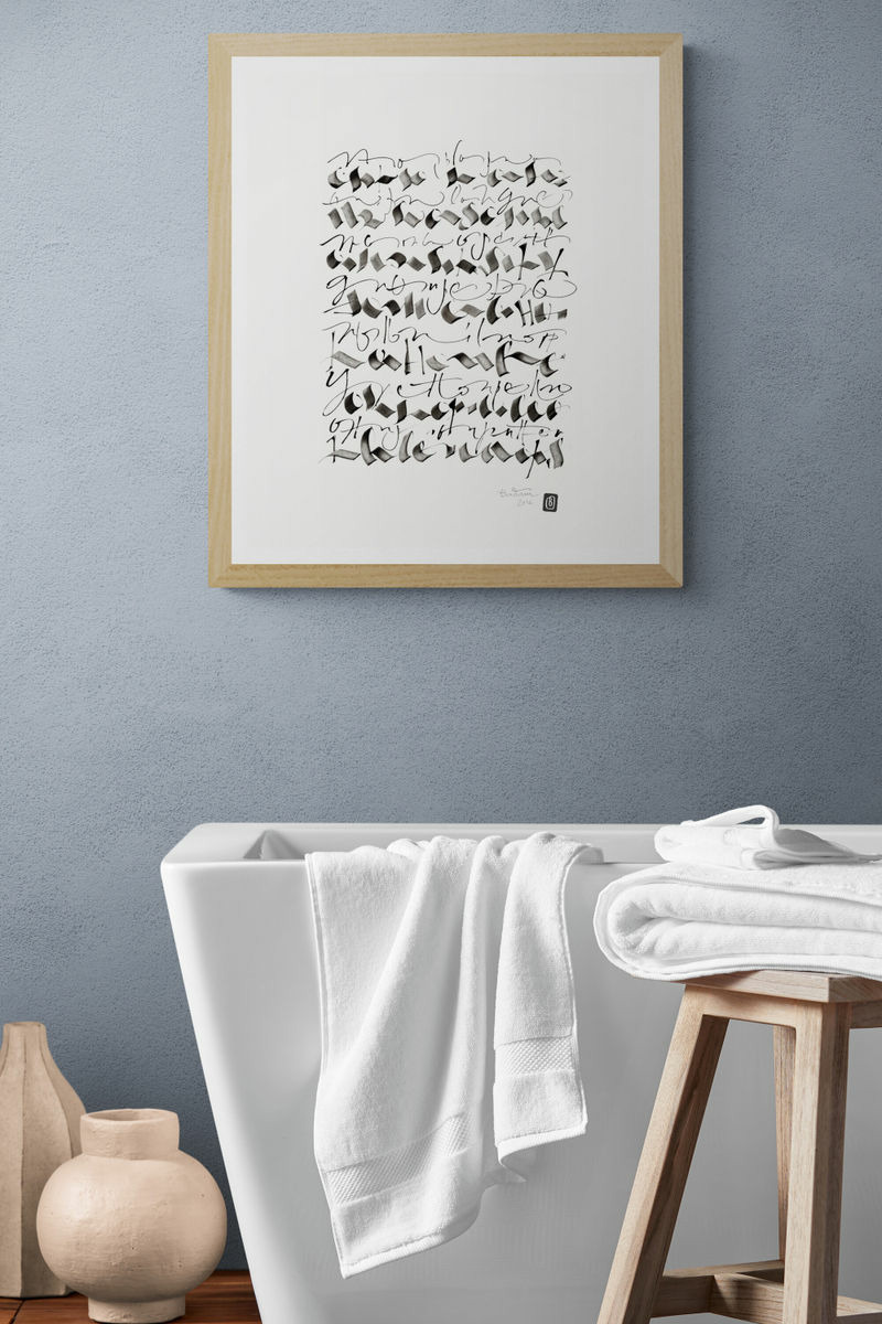 Encre de chine sur papier - Œuvre unique