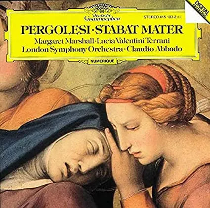 Cd Giovanni Battista Pergolesi - Stabat Mater (1985)
