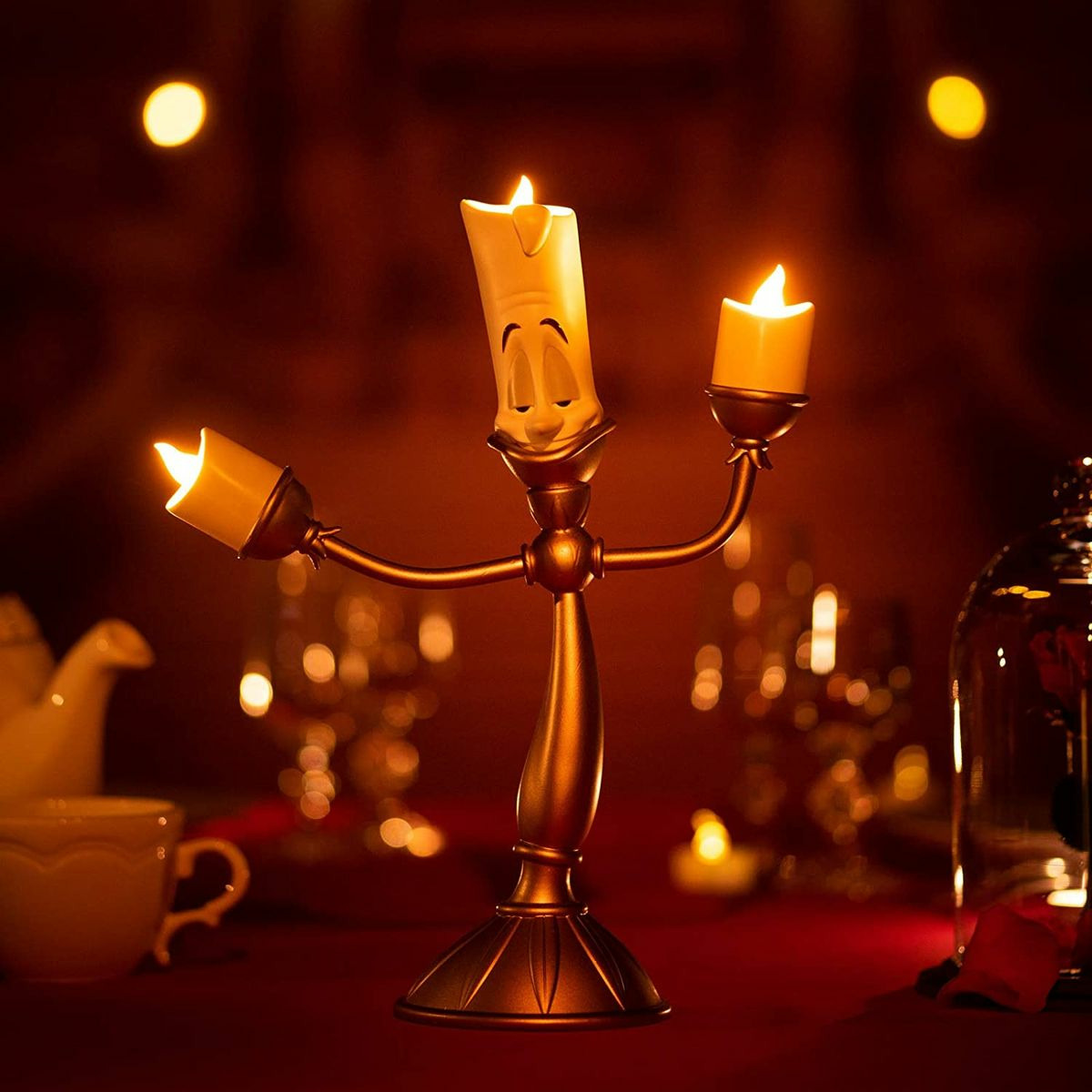 DISNEY Lampe La Belle et la Bête Lumière