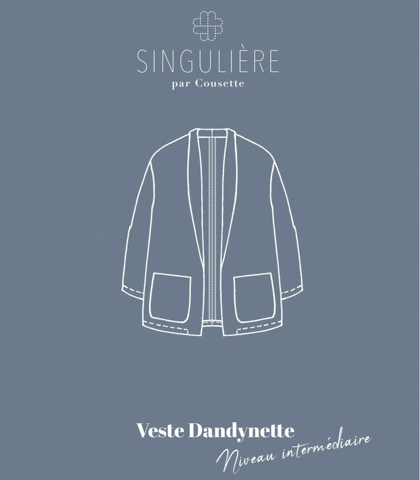 Singulière par Cousette – Patron Couture Veste "Dandynette" du XS au XL