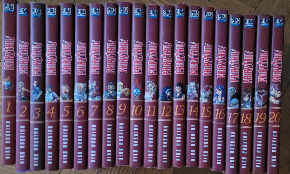 Collection manga Fairy Tail : Tome 1 à 20 ( occasion )