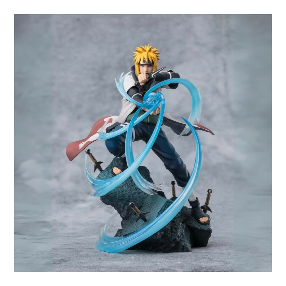 Naruto Shippuuden - Figurine Namikaze Minato Figuarts Zero Extra Battle Rasengan
