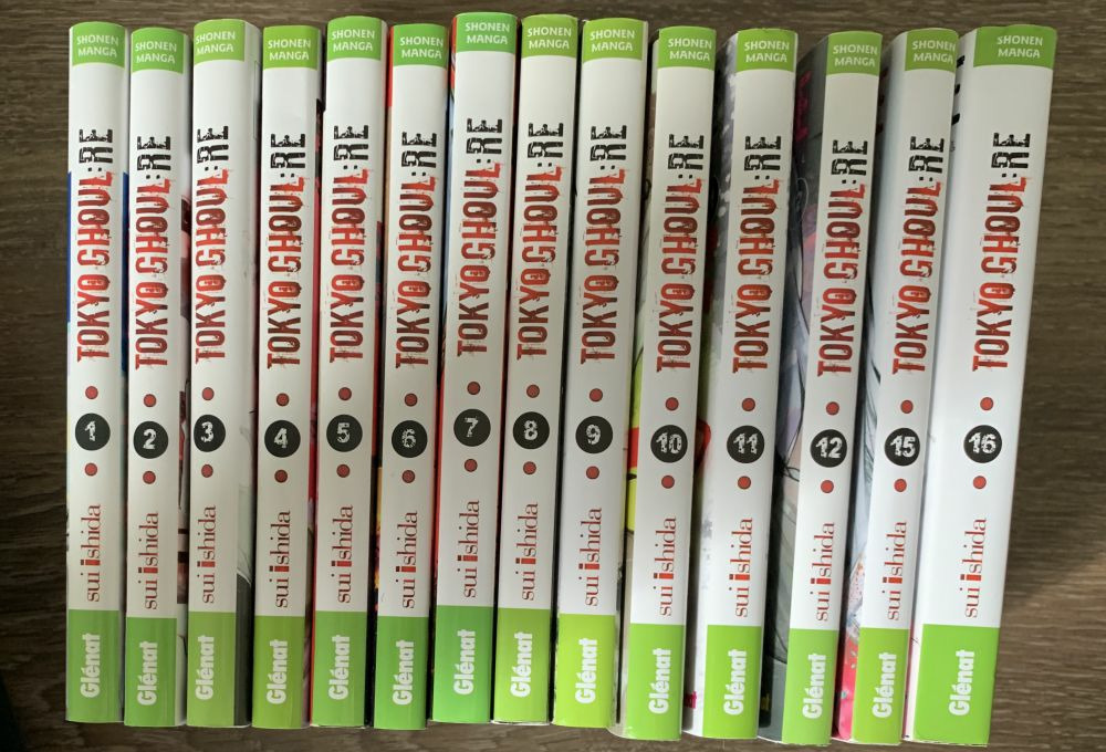 collection manga Tokyo Ghoul Re tome 1 à 16 ( occasion )