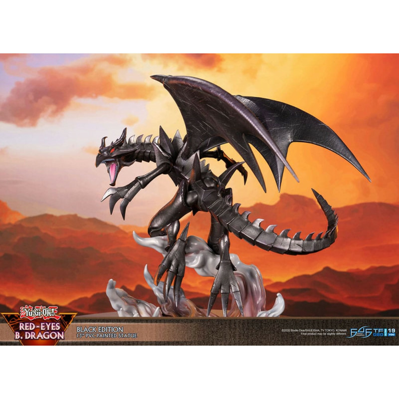 [FIGURINE] Yu-Gi-Oh! - FIRST 4 Figure - Red eyes B. dragon black ...