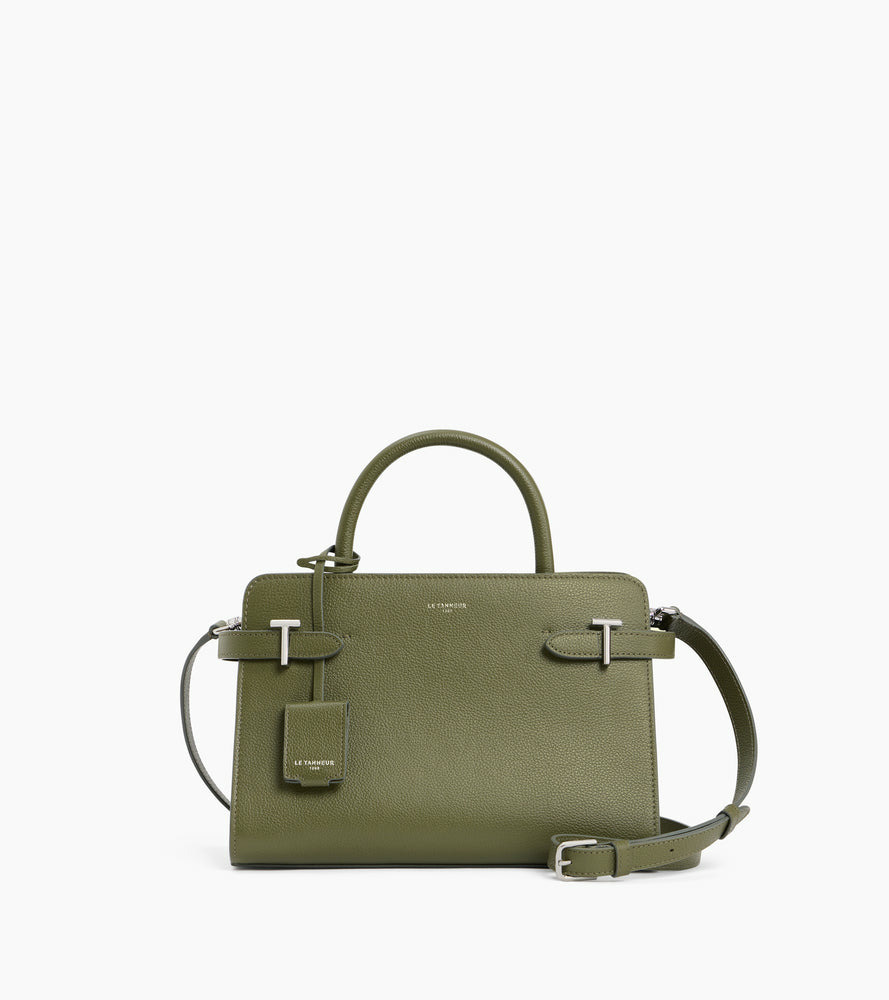 Sac à main moyen modèle Emilie en cuir grainé