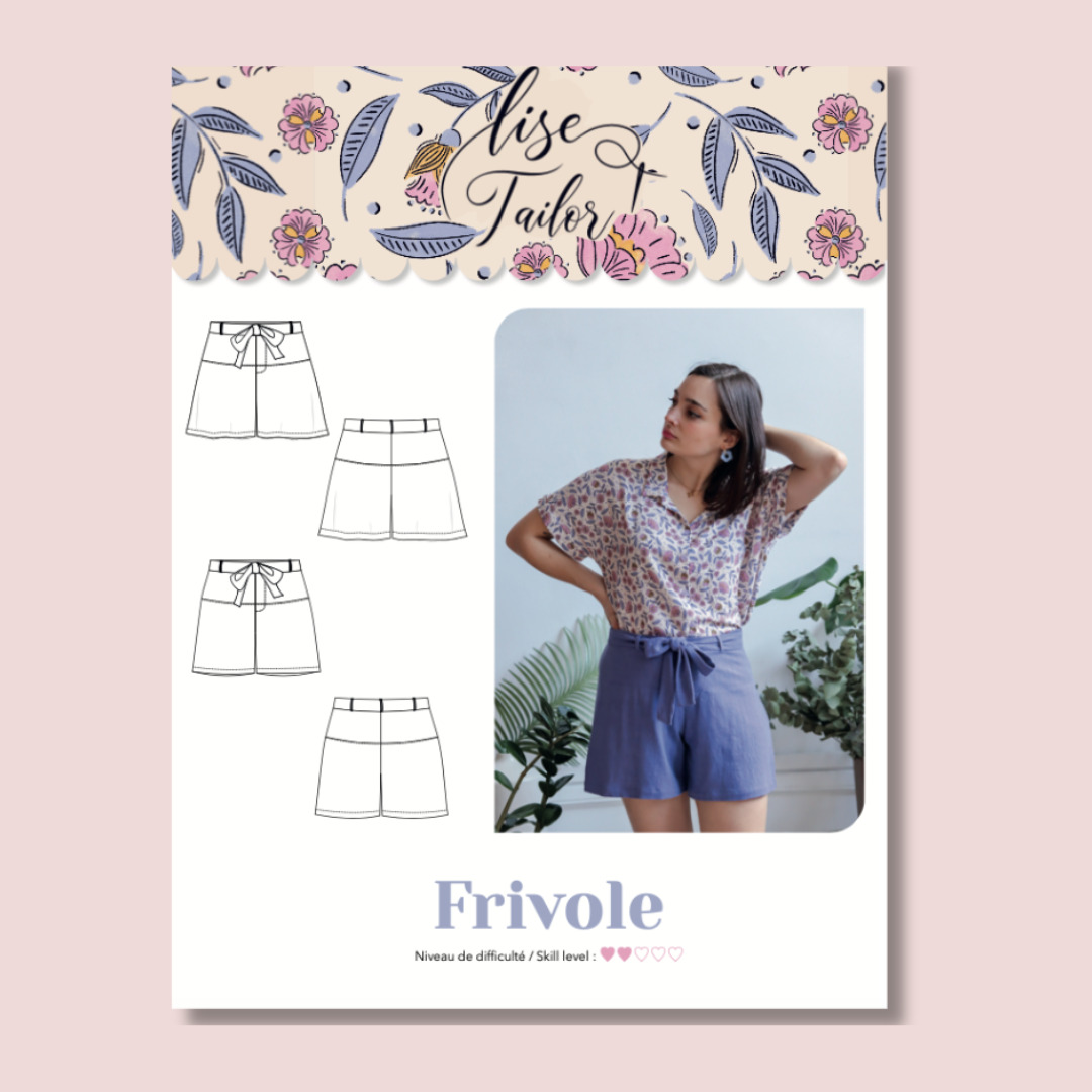 Lise Tailor – Patron Femme Short "Frivole" du 34 au 52