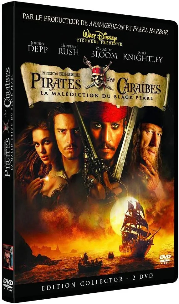 Dvd Pirates des Caraïbes : La malédiction du Black Pearl