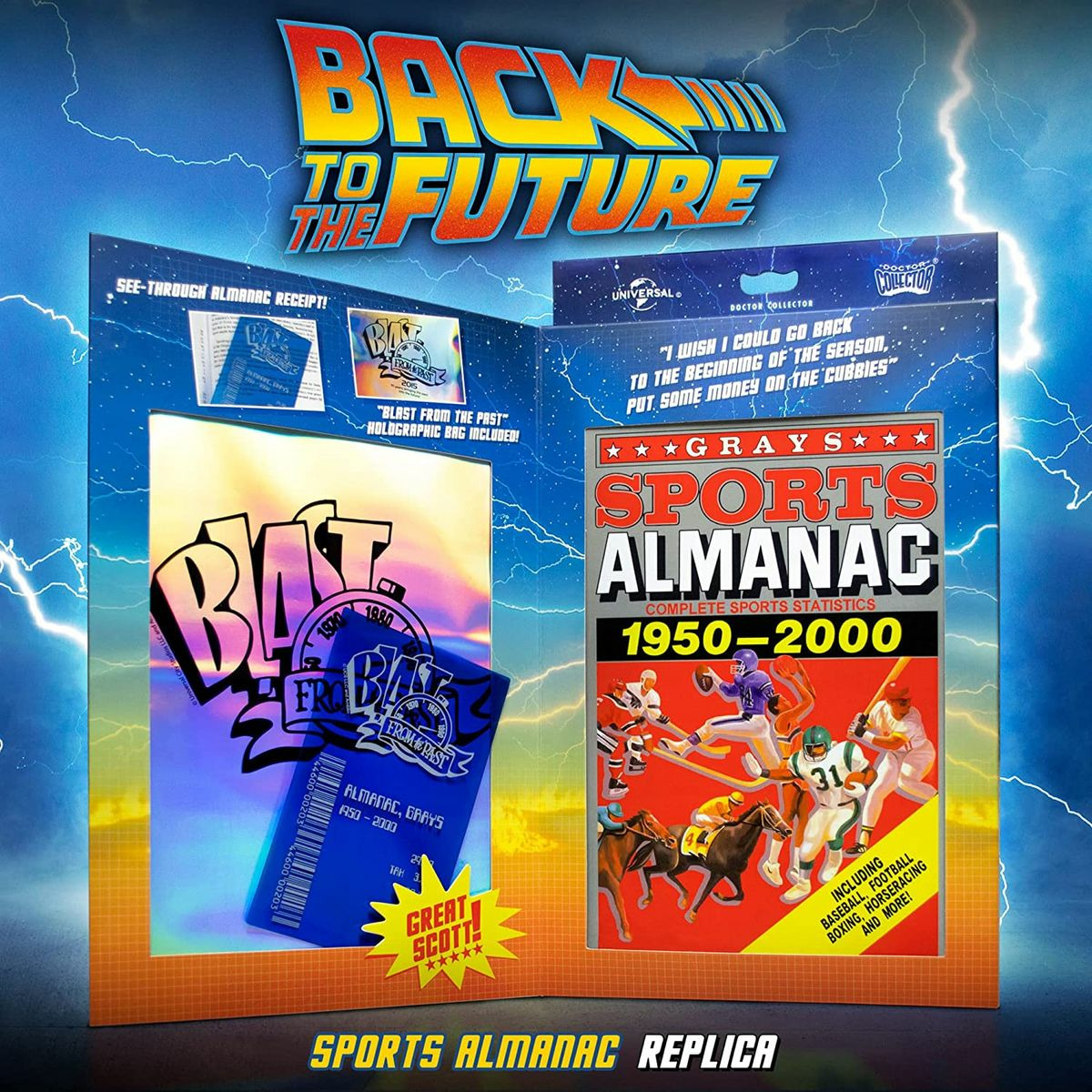[RÉPLIQUE] RETOUR VERS LE FUTUR II - Doctor Collector - Almanac des sports