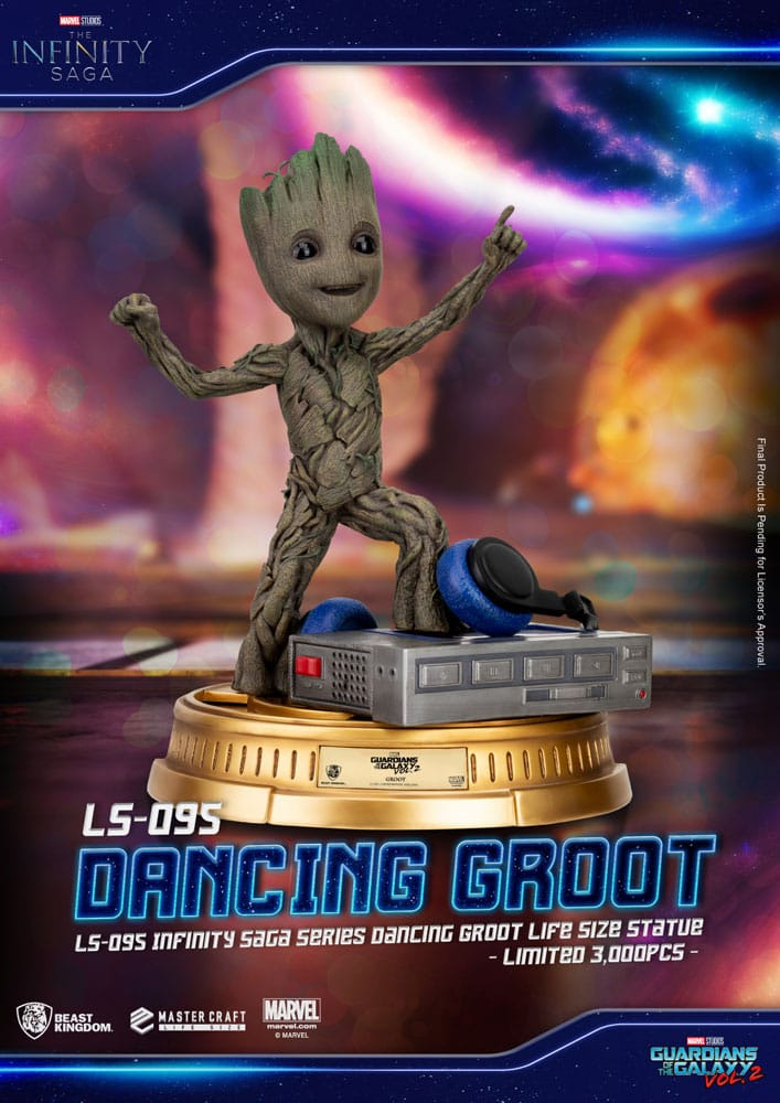 [Taille Réel] Les Gardiens de la Galaxie 2 - statuette 1/1 - Dancing Groot Exclusive