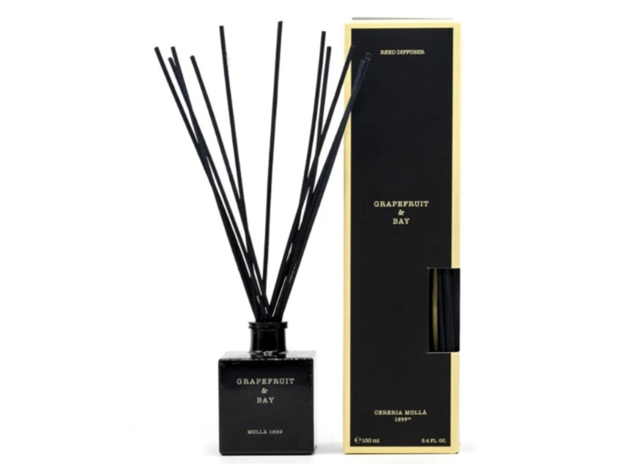 Diffuseur bâtonnets  : Grapefruit & Bay - Black
