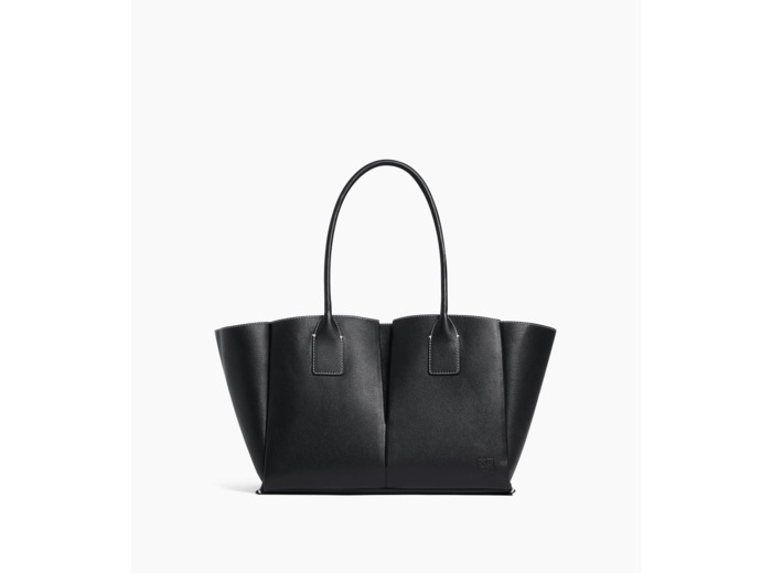 Grand sac cabas Elena en cuir grainé