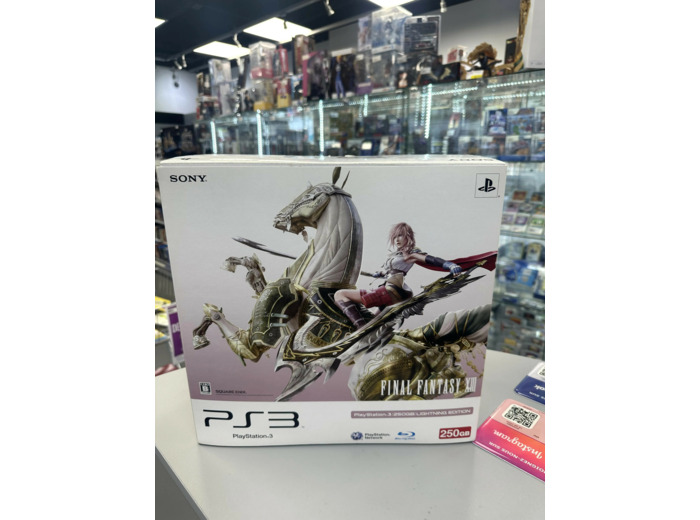 Console Sony Sony Interactive Entertainment PlayStation 3 Slim Final Fantasy XIII Lightning Edition 250 GB 250 Go Wifi Rose et Blanc
