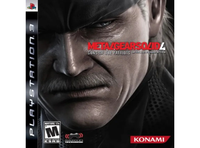 Jeu Ps3 Metal Gear Solid 4 Guns Of The Patriots