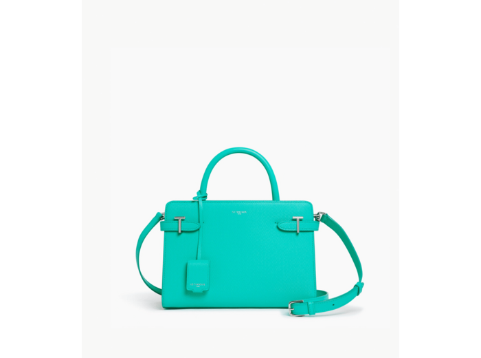 Sac à main moyen modèle Emilie en cuir signature T