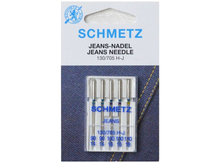 Schmetz - Set 5 Aiguilles Jeans Denim Assorties