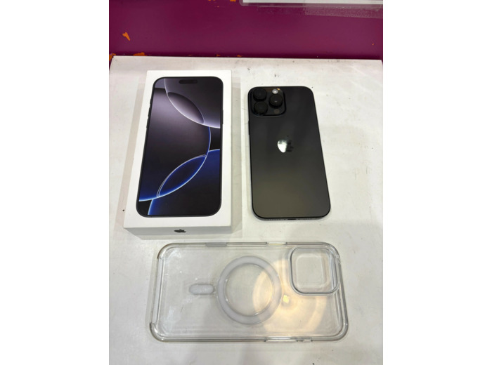 Smartphone Iphone 16 Pro Max 256 Gb -  Black Titanium, 6.90, SIM + eSIM, 48 Mpx, 5G