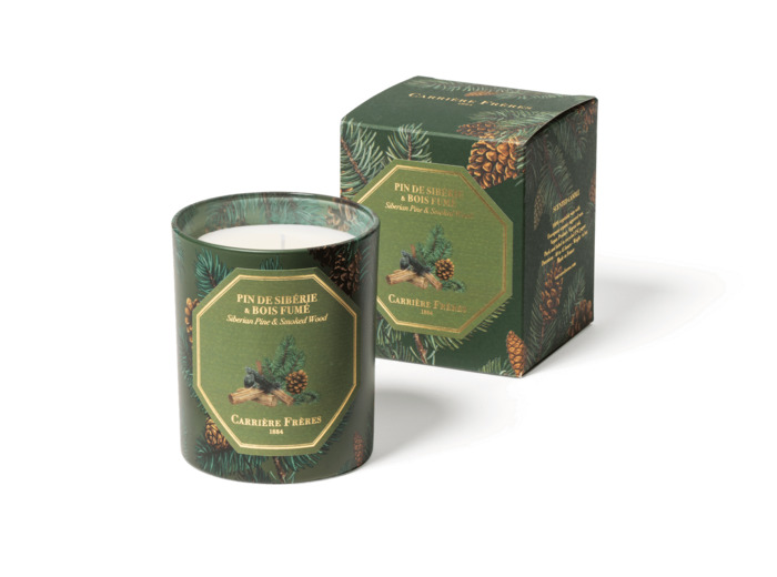 Bougie Parfumée Pin Bois fumee