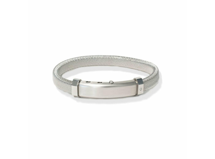 Bracelet Borsari Gioielli en acier et diamant