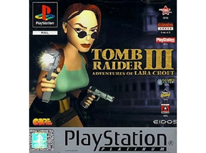 Jeu Ps1 Tomb Raider III  (Edition Platinuim)