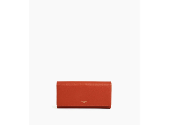 Compagnon zippé Emilie en cuir grainé