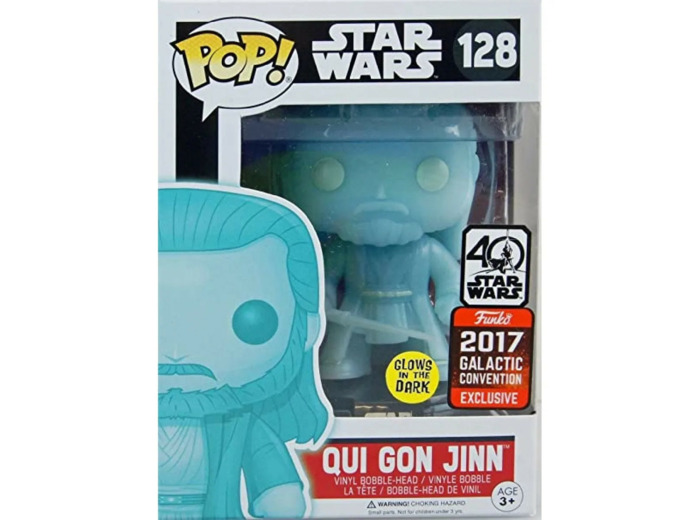 Funko! Figurine Pop - Star Wars Classique - Qui Gon Jinn Holographic