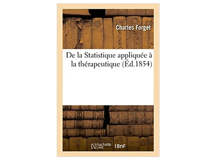 Livre De la Statistique appliquée à la thérapeutique