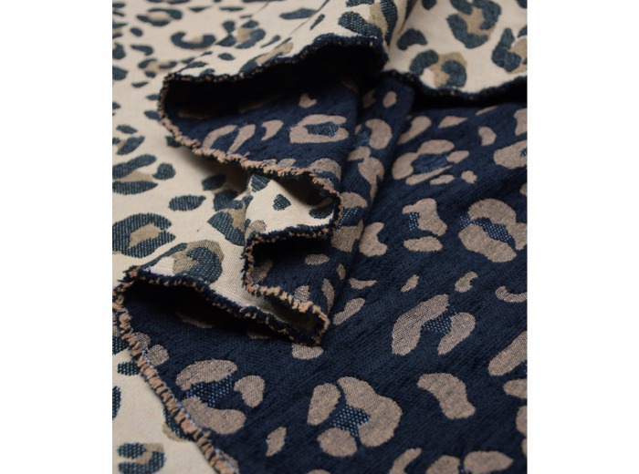 Singulière par Cousette - Tissu Jacquard velours Fauve
