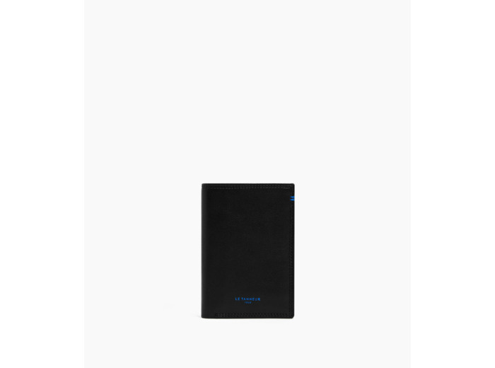 Porte cartes vertical Martin en cuir lisse