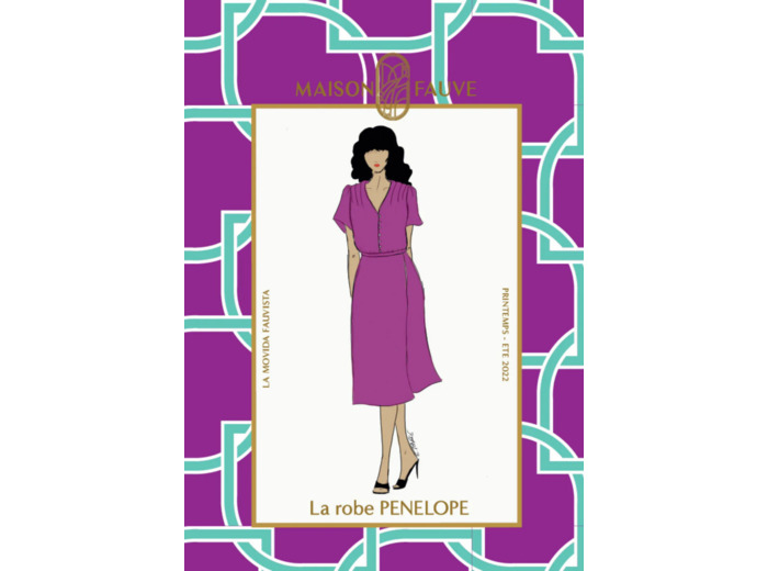 Maison Fauve - Patron Femme Robe Pénélope du 34 au 52