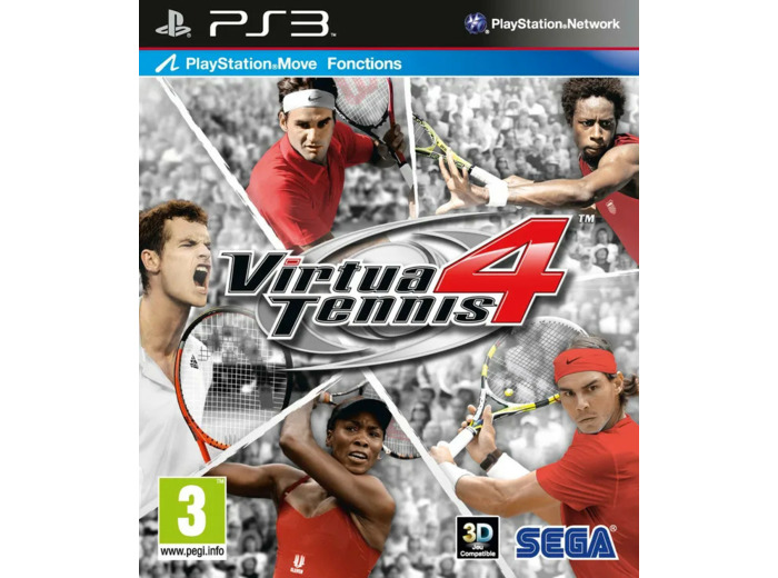Jeu PS3 Virtua Tennis 4 (jeu PS Move)