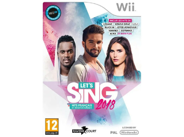 Jeu Wii Let's Sing 2018 Hits Français Et Internationaux
