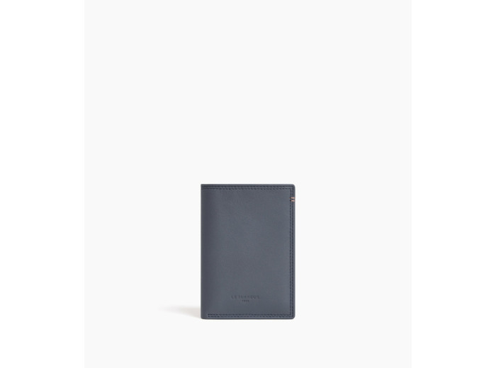 Porte cartes vertical Martin en cuir lisse