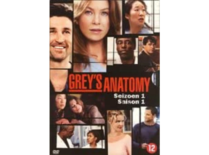 Dvd Grey's Anatomy : l'intégrale Saison 1 - Coffret 2 DVD [Import belge]