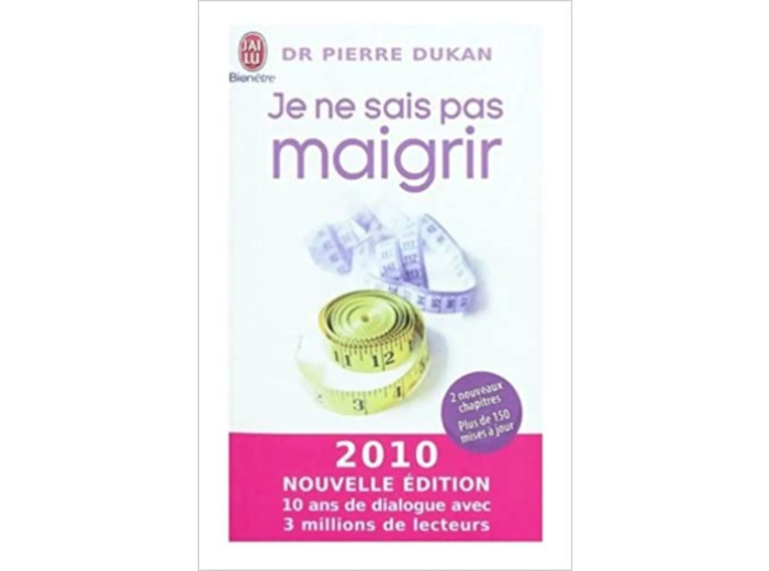 Livre Je ne sais pas maigrir