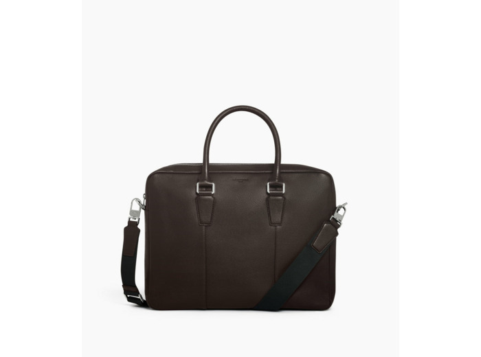 Porte documents 14" Marceau en cuir grainé petit modèle