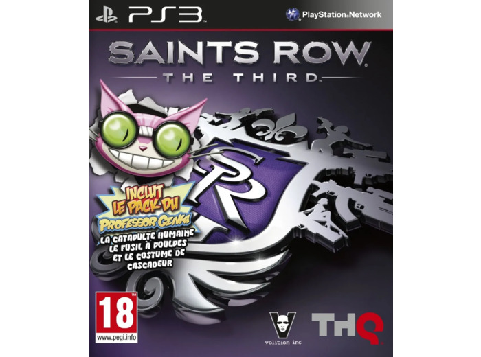 Jeu Ps3 Saints Row The Third (3) (pass Online)