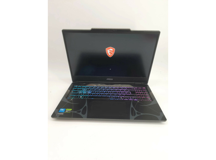 Ordinateur Portable PC portable gaming MSI Cyborg 15 B2RWFKG-260FR 15,6" Intel® Core™ 7 16 Go RAM 512 Go SSD Nvidia GeForce RTX 5060 Noir