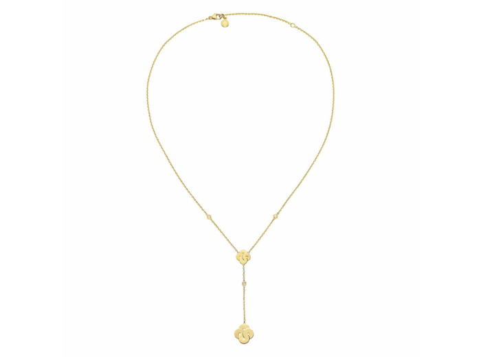 Collier cravate Arthus Bertrand Enlacé en or jaune et diamants, 50cm