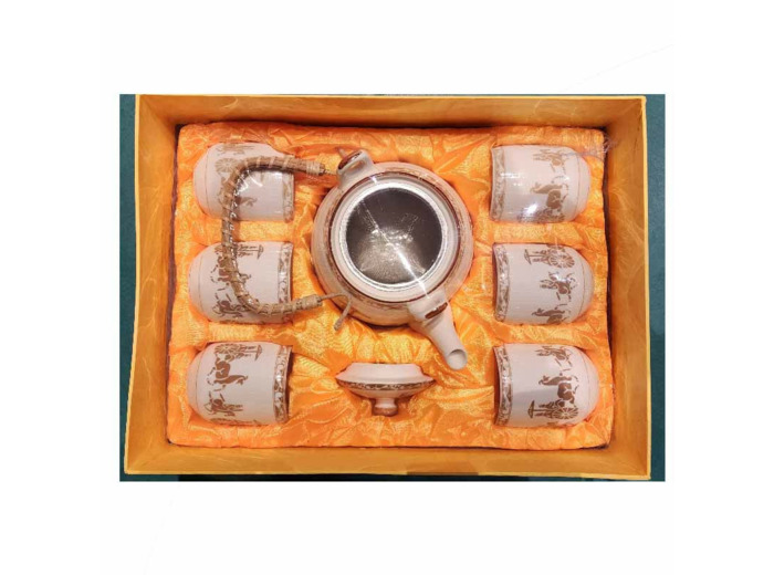 SERVICE PORCELAINE IMPERIAL + 6 TASSES