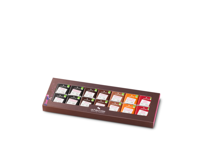 coffret 42 carrés Dégustation bio
