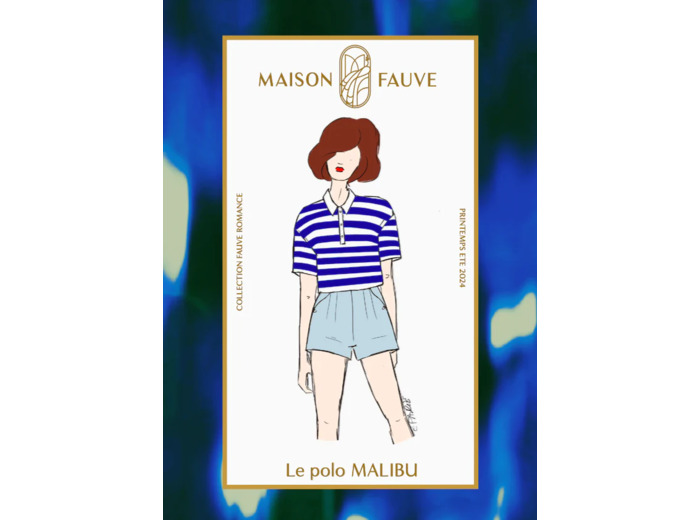 Maison Fauve - Patron Couture Femme Polo "Malibu" du 34 au 52