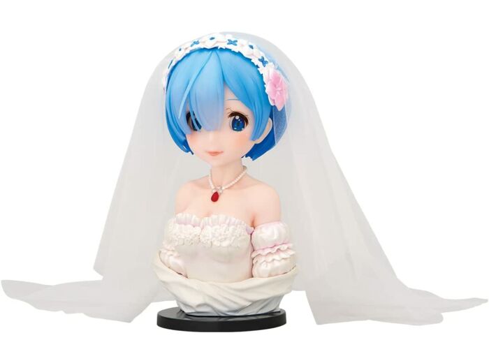 Re Zero Starting Life In Another World Buste Statue Ichibansho Dreaming Future Story Wedding Rem 21cm