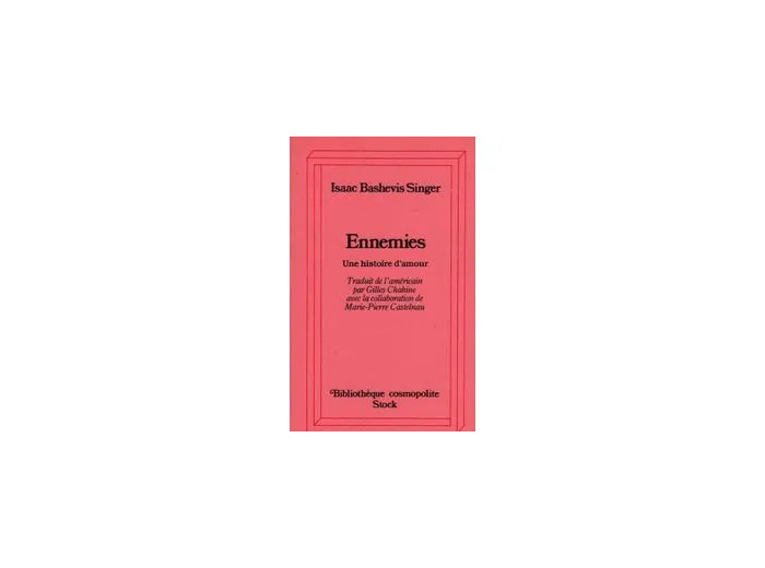 Livre Ennemies - Une histoire d'amour