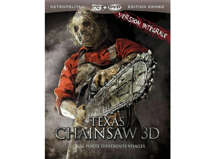 Dvd Texas Chainsaw - Combo Blu - ray 3D + DVD