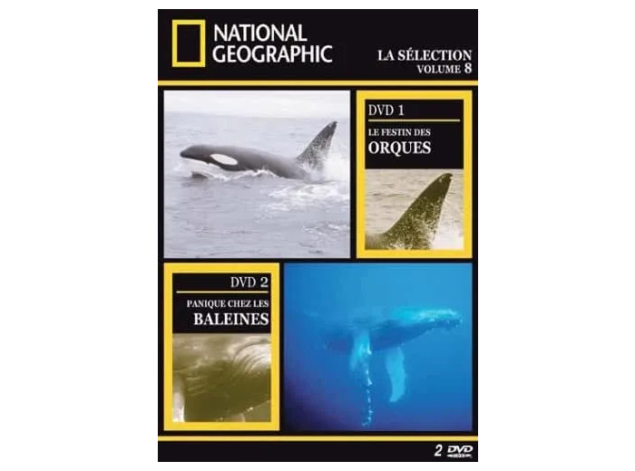 Dvd National Geographic la Sélection Volume 8 le Festin des Orques Panique Chez les Baleines