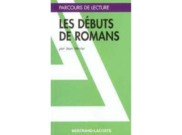 Livre Les Débuts De Romans